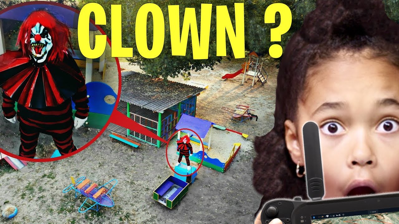 MON DRONE TROUVE LE CLOWN QUI GACHE LA RENTRÉE SCOLAIRE 2022 ** C'est effrayant !! ** Back to school