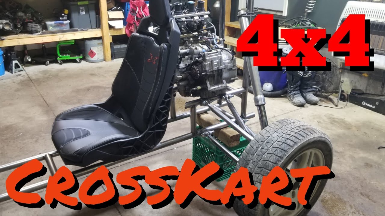 4x4 CROSSKART Build! 600cc Offroad Buggy - Subaru Drivetrain! Upper Control Arm