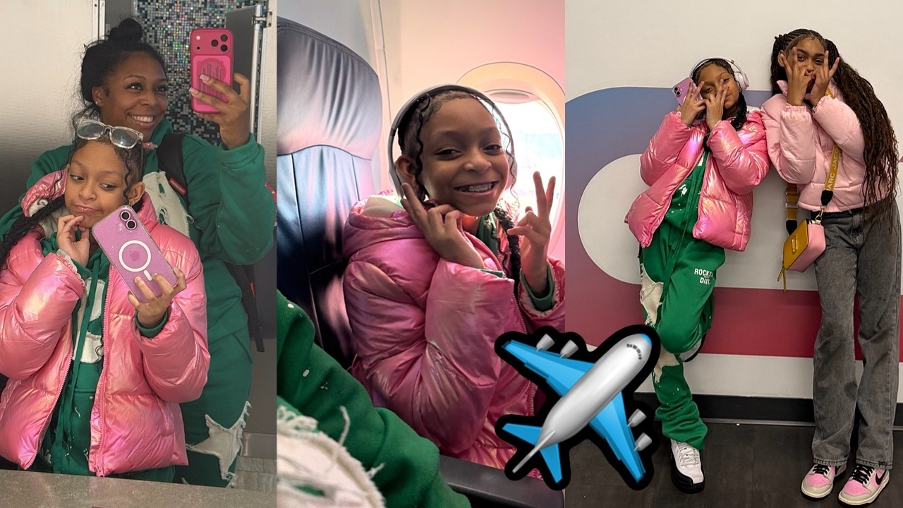 Laila's 1st Time on an Airplane 😱✈️ #labkidz #vlog