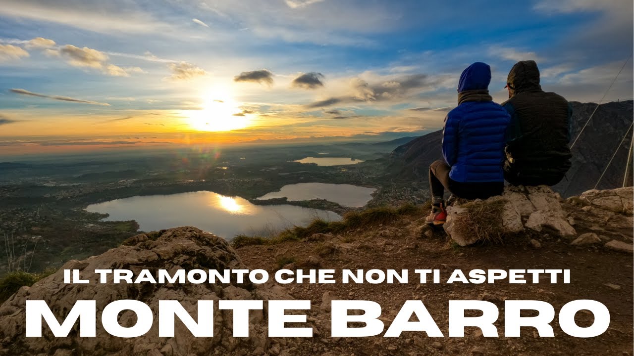 TRAMONTO SUL BARRO dall'EREMO - PERCORSO BREVE
