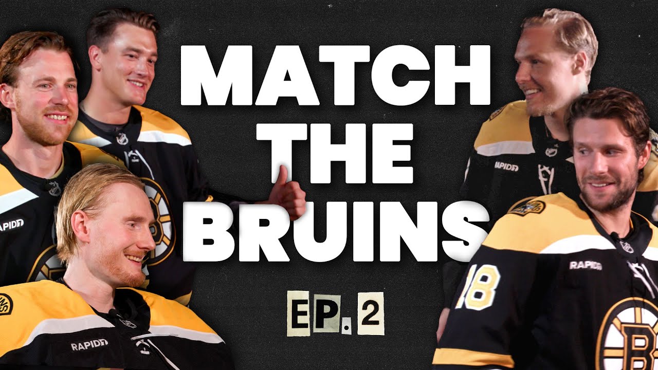 Bruins Compete In Ultimate Teammate Trivia Challenge | Match The Bruins Ep. 2