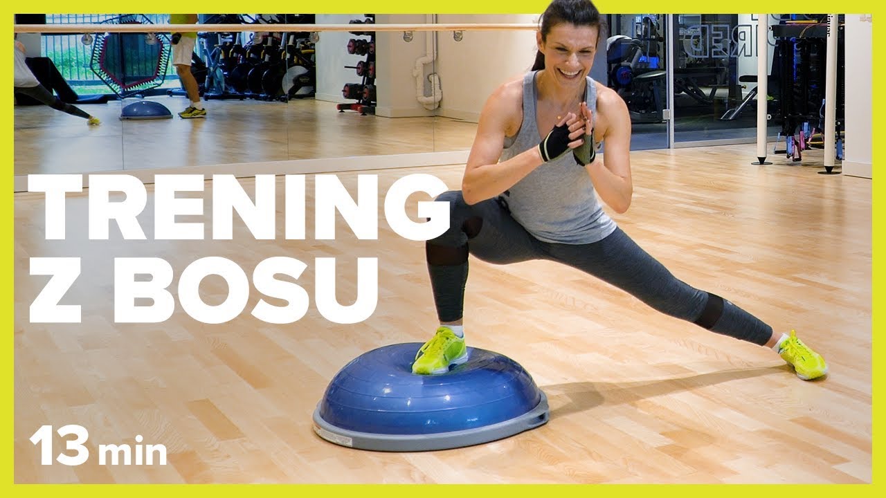 TRENING Z BOSU - 13 min | Szymon Gaś & Katarzyna Kępka