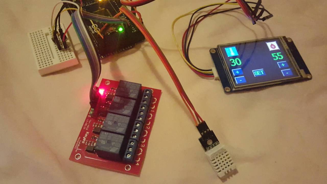 Nextion Temperature & Humidity Control