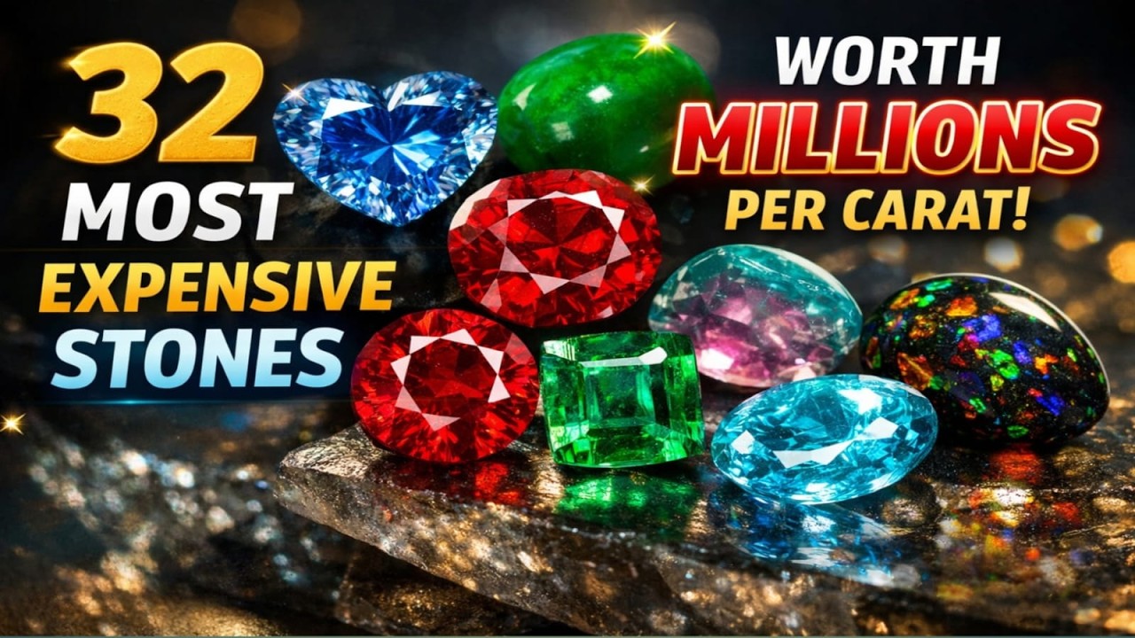 32 Most Expensive Gemstones in the World (Price Per Carat Will Shock You!)