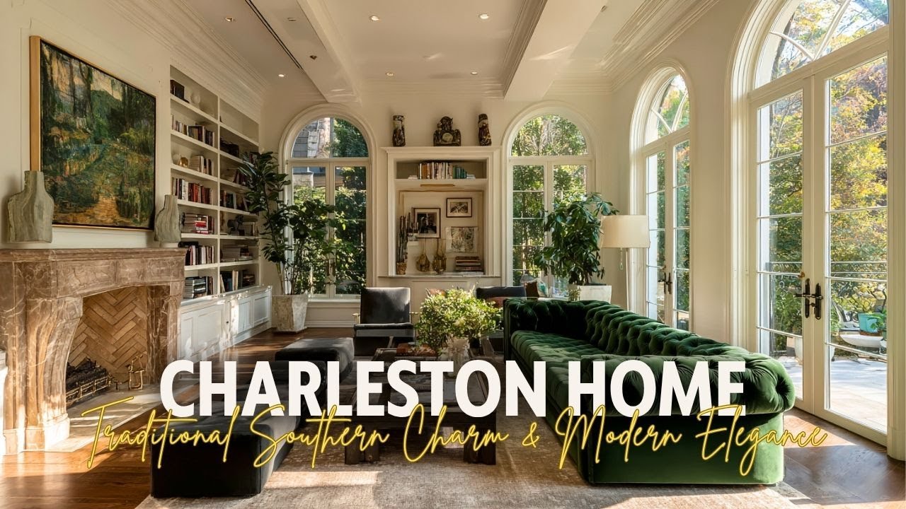 Charleston Home : Traditional Southern Charm & Modern Elegance