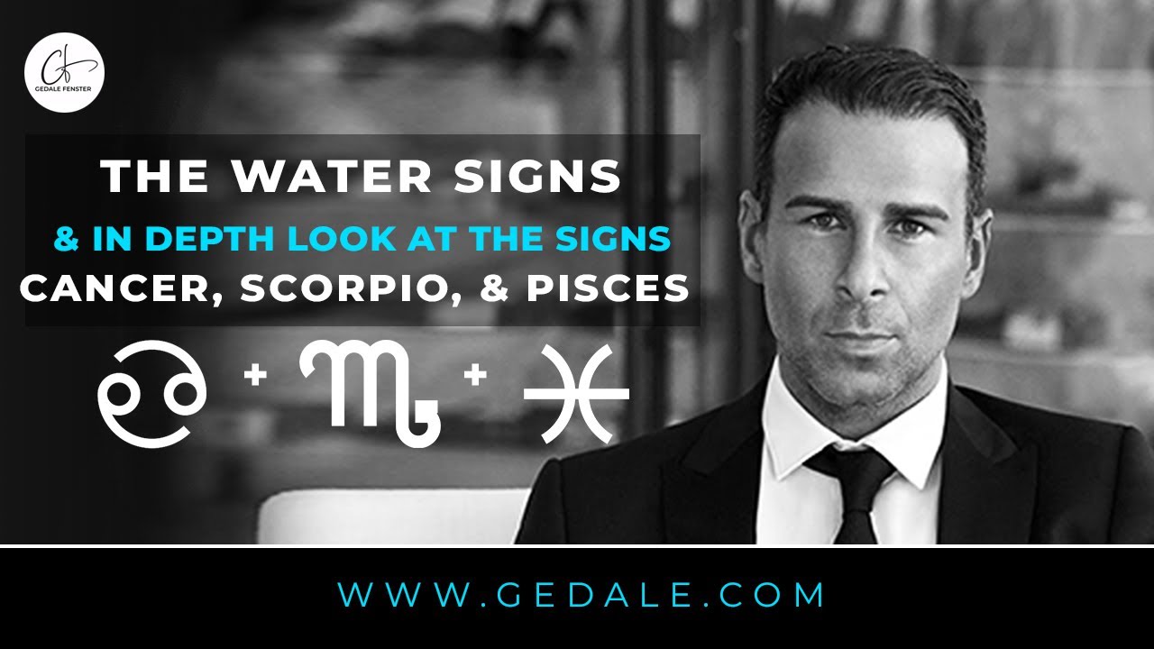 The Water Signs of Cancer, Scorpio, & Pisces