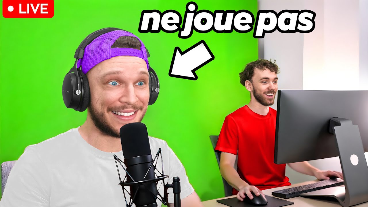 J'ai Secrètement Engagé un Joueur Pro Fortnite pour Jouer à ma Place en LIVE !