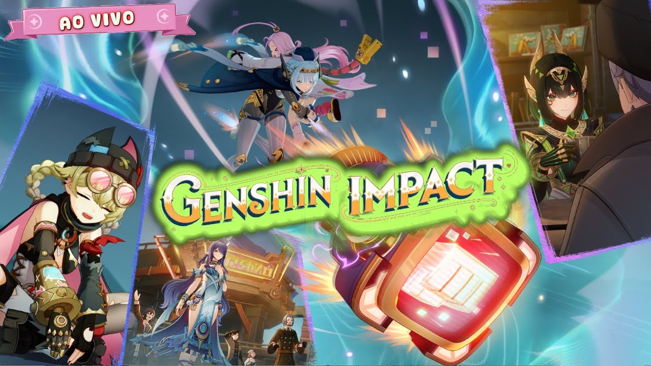 🔴 LIVE GENSHIN IMPACT -  Genshin Impact ao vivo