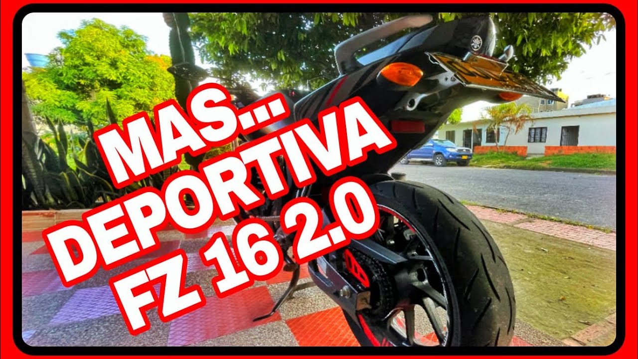 Más deportiva … Yamaha Fz 16 mod