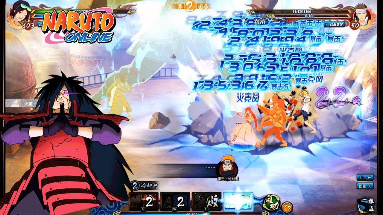 Naruto Online - Current BEST BREAKTHROUGH DESTROYING EVERYONE in WIND NATURE TRAINING