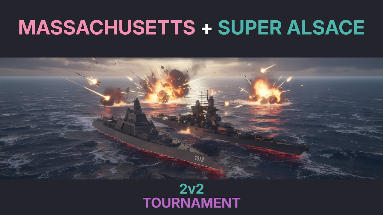 Battleships tournament 2v2. Modern Warships
