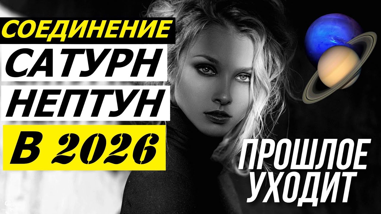 СОЕДИНЕНИЕ САТУРН - НЕПТУН В 2026 ГОДУ. ЧТО ОЗНАЧАЕТ ЭТОТ АСПЕКТ ДЛЯ ЧЕЛОВЕКА? ЗАВЕРШЕНИЕ ИСТОРИЙ 💫
