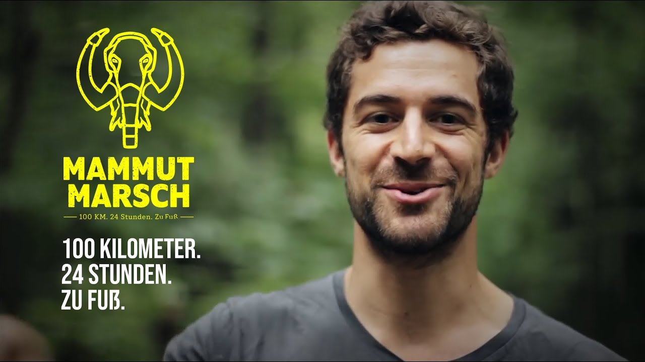 Mammutmarsch - 100 KM. 24 Stunden. Zu Fu&szlig;.