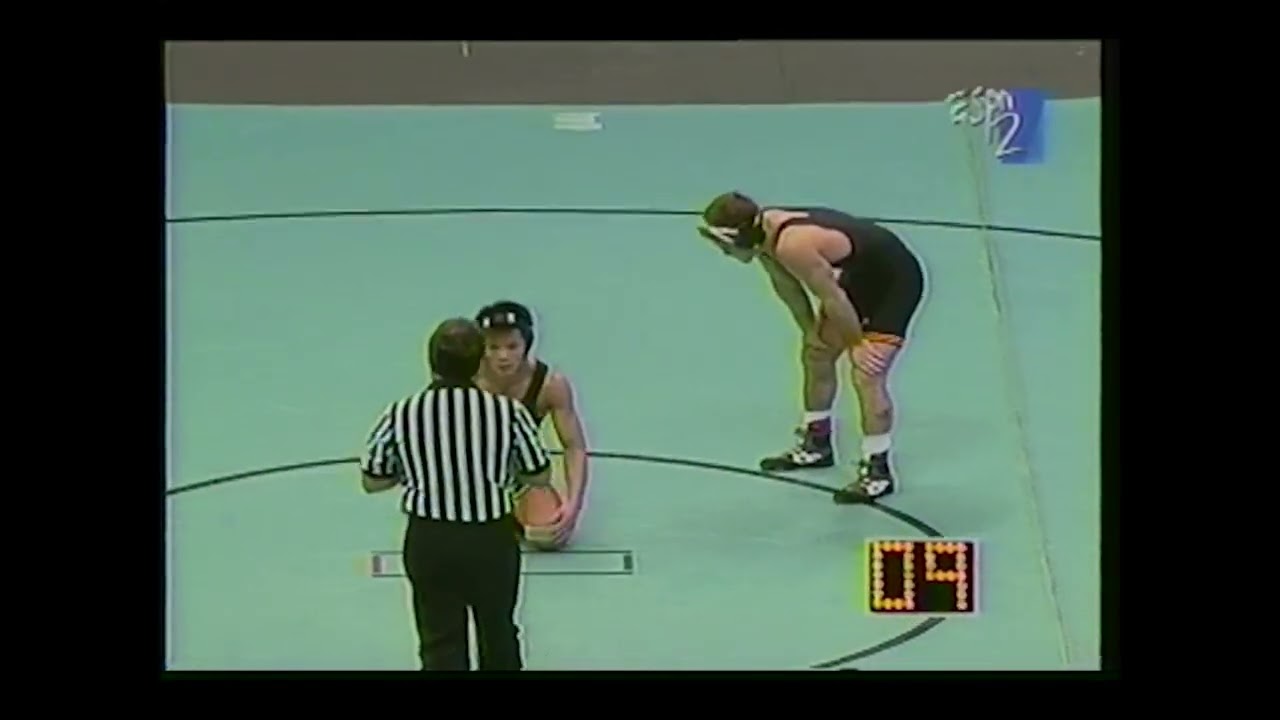 JEFF MCGINNESS IOWA VS SANSHIRO ABE PENN STATE 1995 126LB NCA FINAL