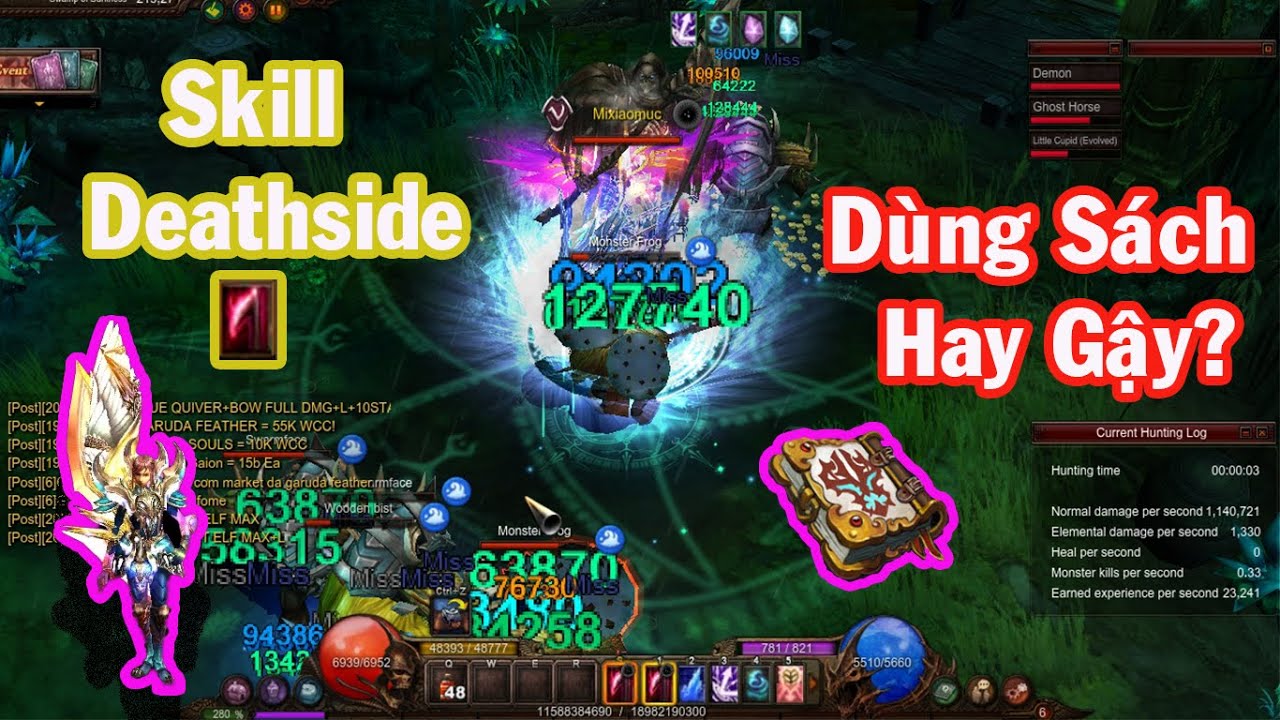 Build Summoner PVM With DeathSide Skill + Master Tree - Mu Online Season 16