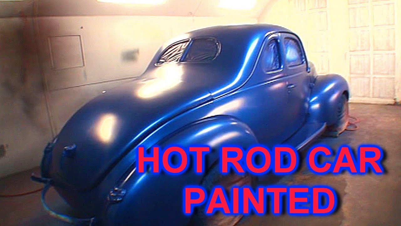 Как починить и покрасить разбитый хот-род! Часть 4 — Базовый слой/Прозрачный слой ПОКРАСКА