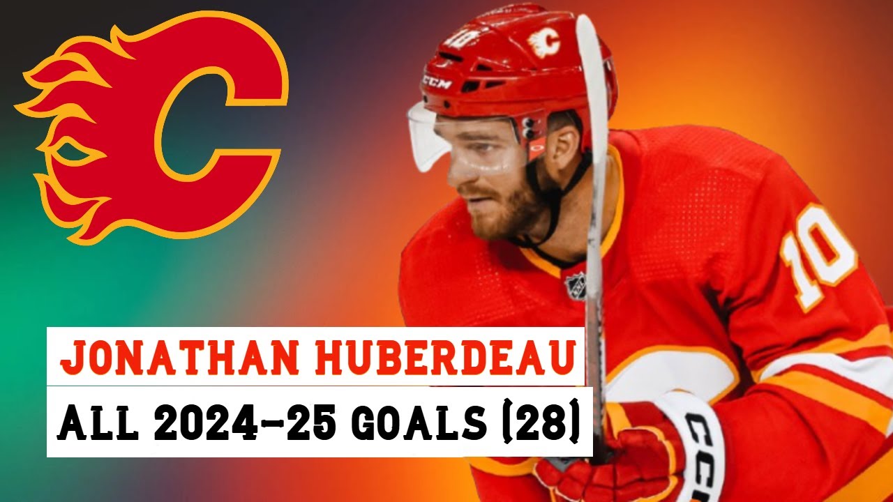 Jonathan Huberdeau (#10) All 28 Goals of the 2024-25 NHL Season