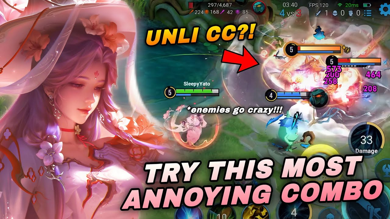 PRINCESS FROST & GUIGUIZI COMBO MAKING ENEMIES CRAZY WITH UNLI CC! | PRINCESS FROST BUILD & ARCANA