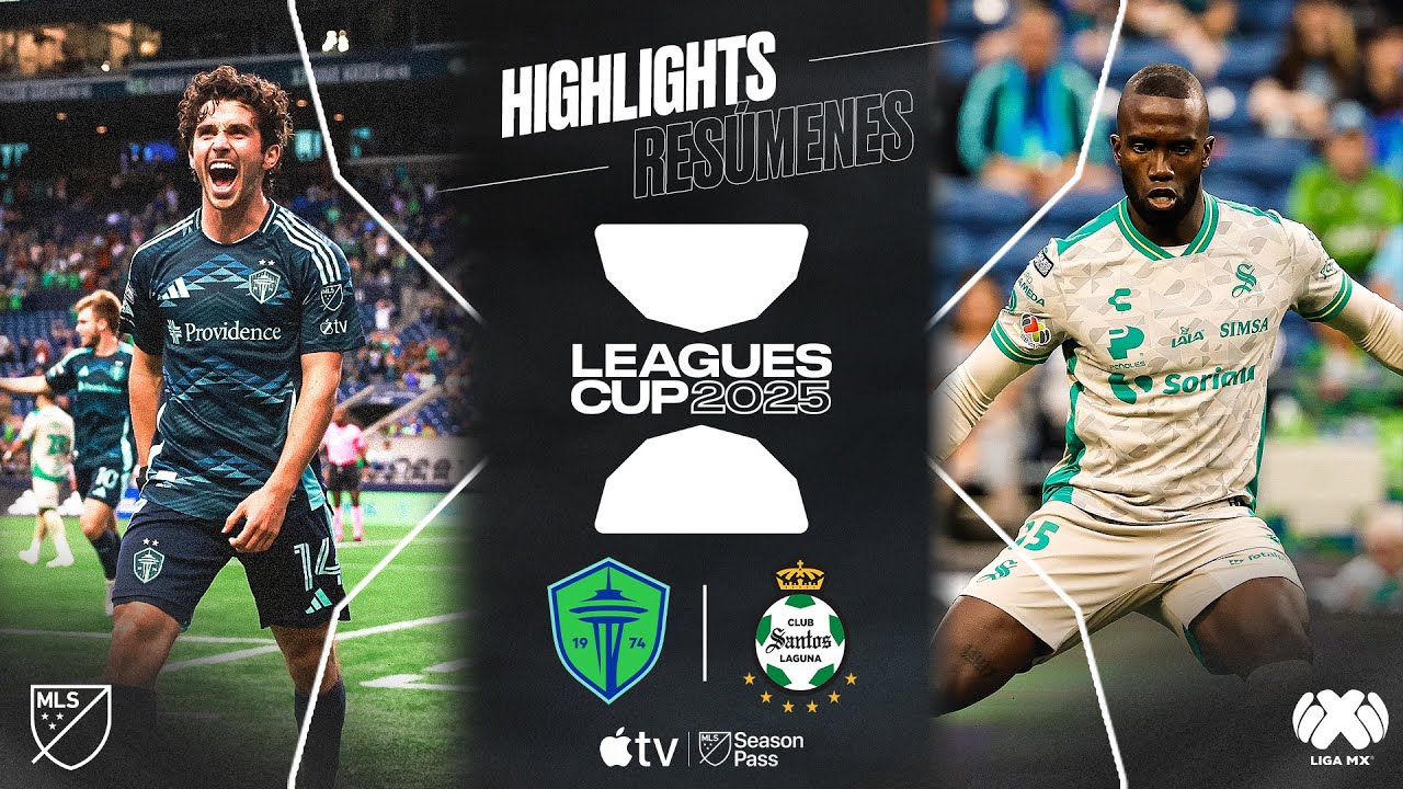 Seattle Sounders FC vs. Club Santos Laguna | Leagues Cup | Full Match Highlights