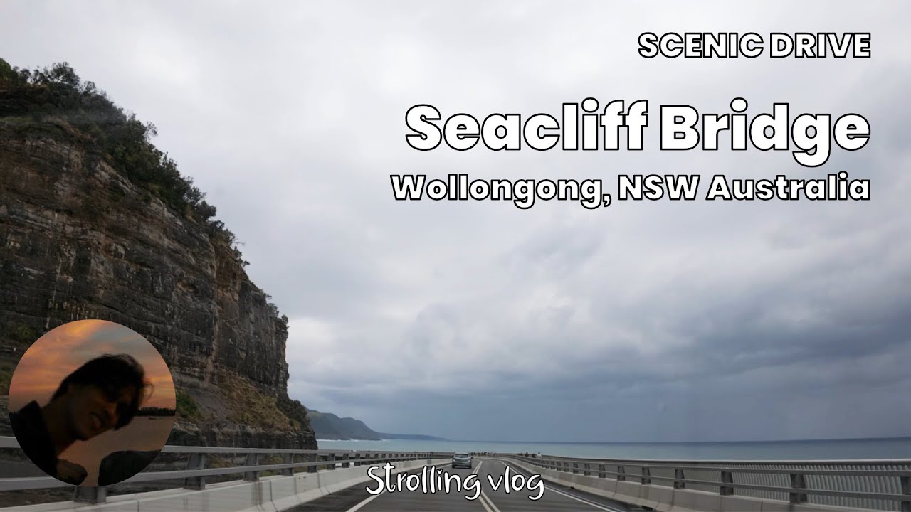 Scenic Drive: Across Seacliff Bridge, Wollongong NSW Australia