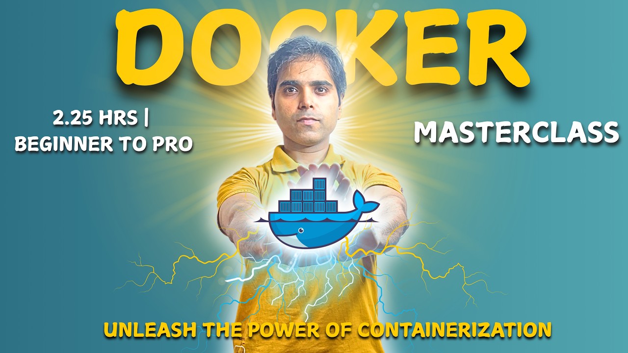 Docker Complete Tutorial for Beginners (2025) | Learn Docker in 2.25 Hours (Hands-on Tutorial)