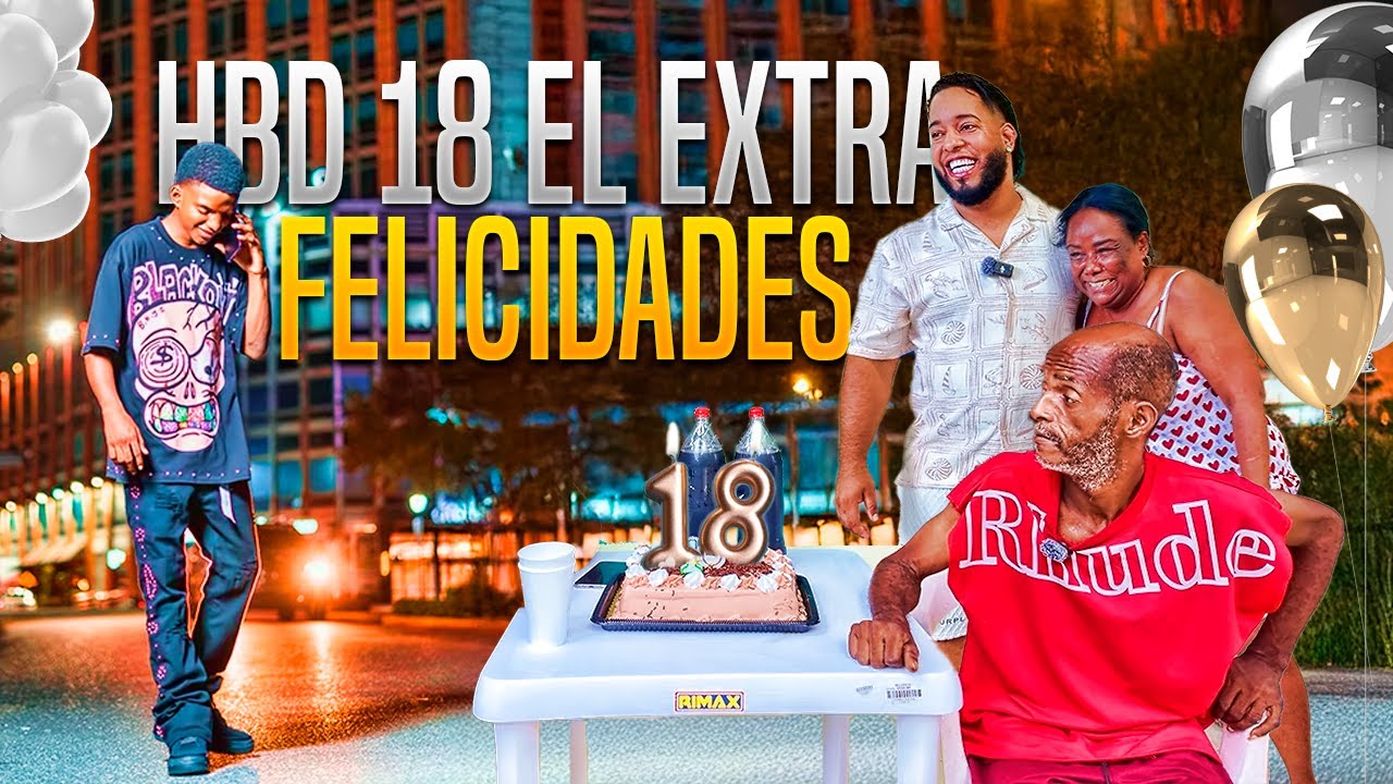 🎉 AXEL BUENÍSIMO LE CELEBRA LOS 18 A EL EXTRA EN EL PATIO DE LA SICARIA 🎂🔥