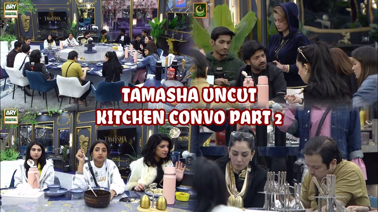 Dining table pr beth kr ki discussion | Tamasha uncut | season 4
