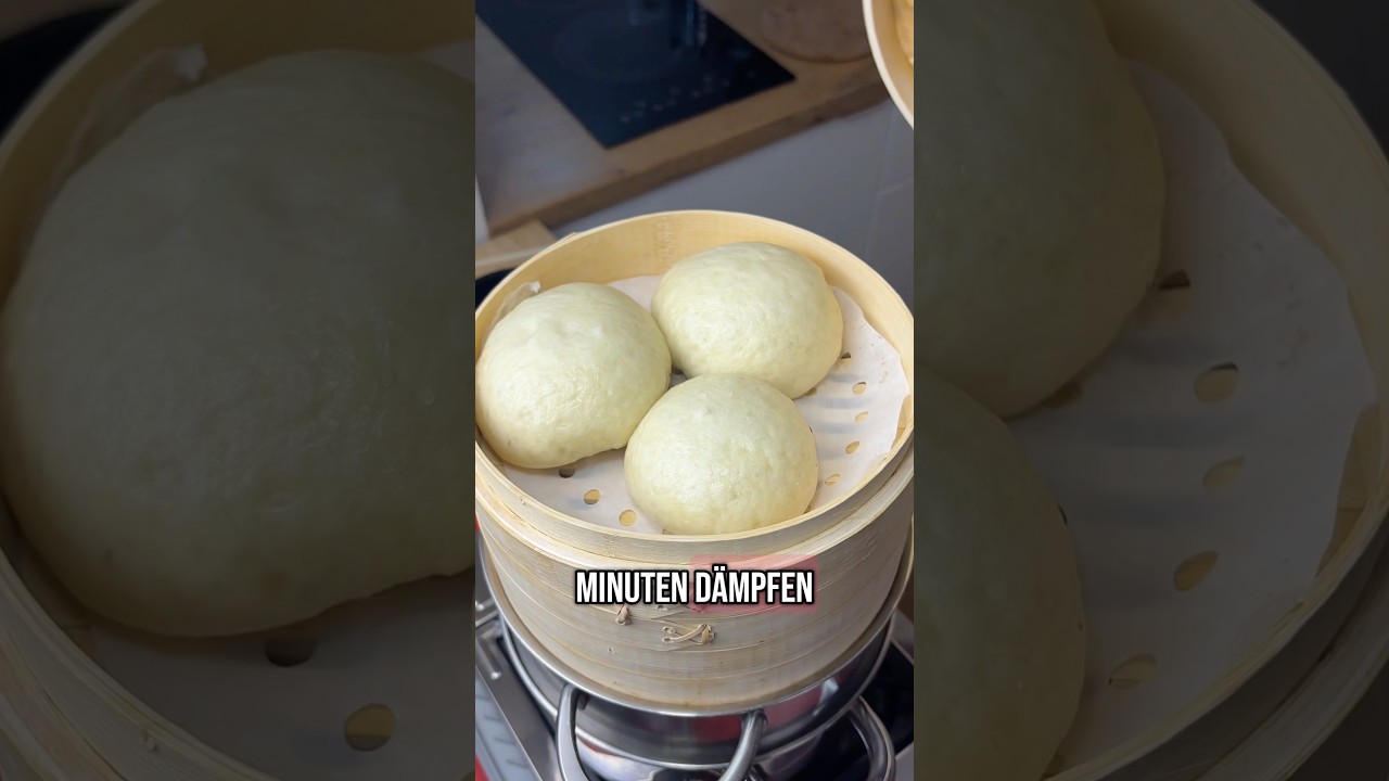 Ged&auml;mpfte Chinesische Br&ouml;tchen 🤤😍 #chinesefood #food #china #rezept #chinatiktok #br&ouml;tchen #backen