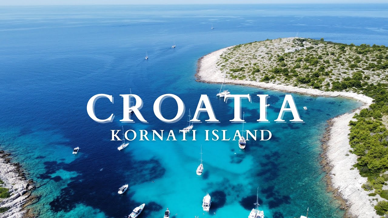 🏖️ Lojena Beach | Drone View | Levrnaka Island | Kornati Archipelago | Croatia