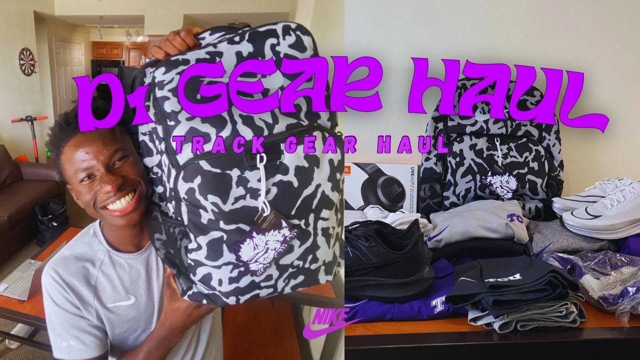 D1 College Track and Field Gear Haul || Fall Gear Drop