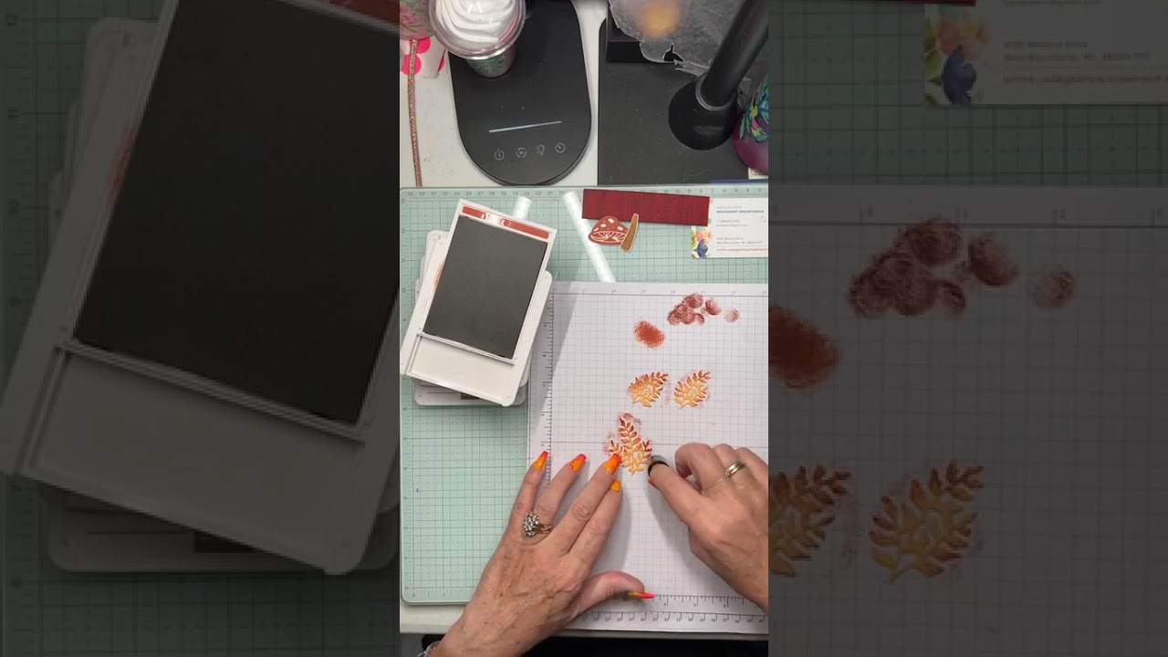 Technique Tuesday using Party Banners, Mushrooms & more!