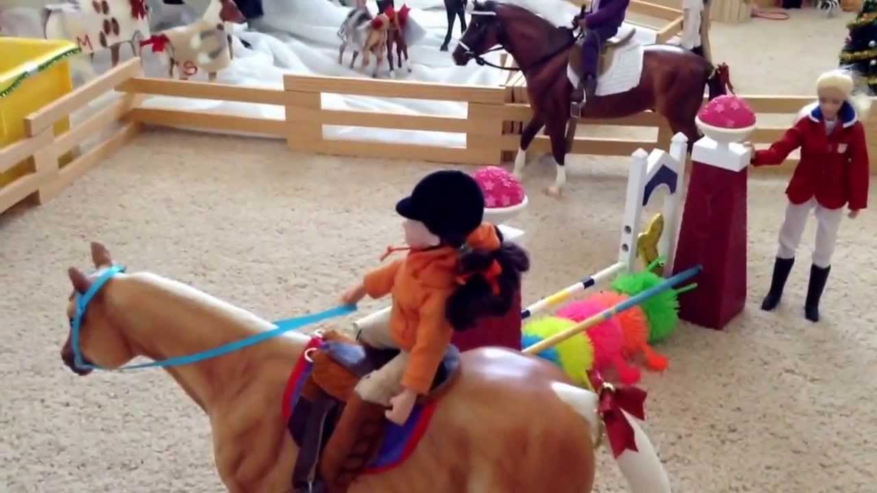 Christmas barn tour of Pine Forest Stable 2013 part 1