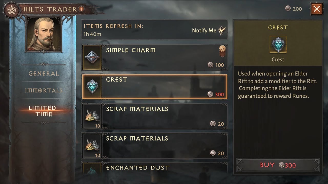 How to get more Crests in Diablo Immortal (Daily)