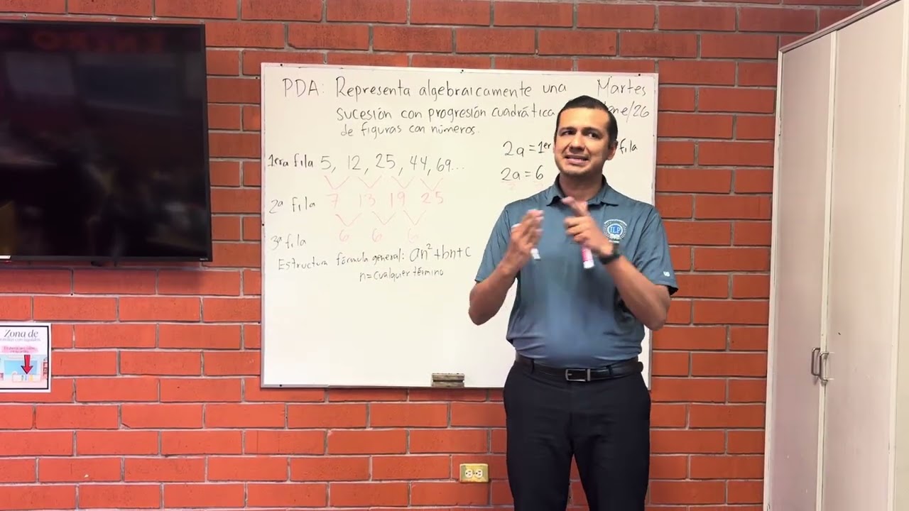 Sucesiones con progresión cuadrática 