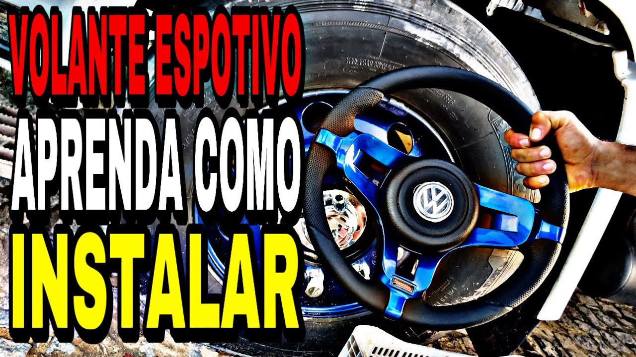 COMO COLOCAR VOLANTE ESPORTIVO NO VOLKS| FUSCÃO 13-190