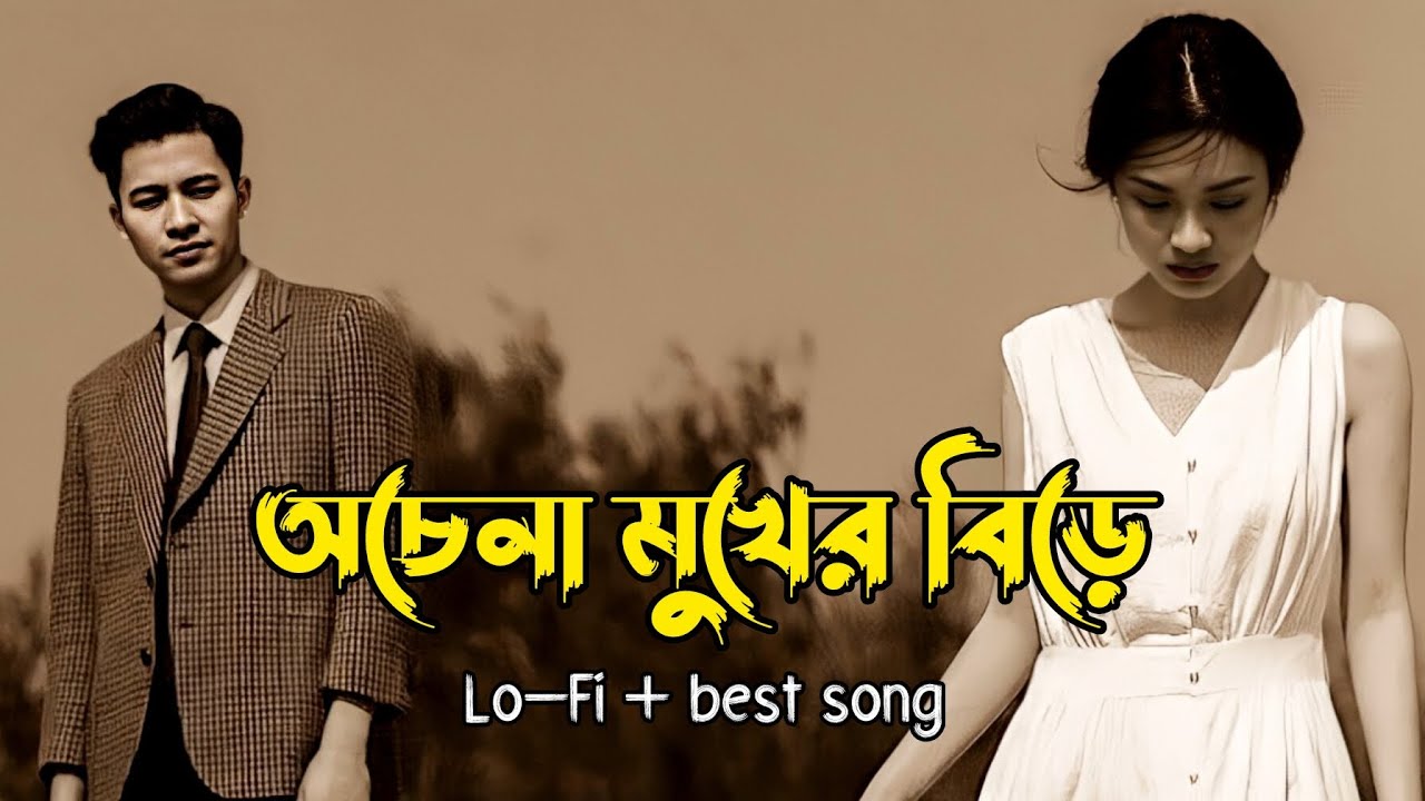 অচেনা মুখের ভিড়ে | Ochena Mukher Bhire | Rahat | New Bangla Sad Song | Emotional LoFi | Lofidesi bd