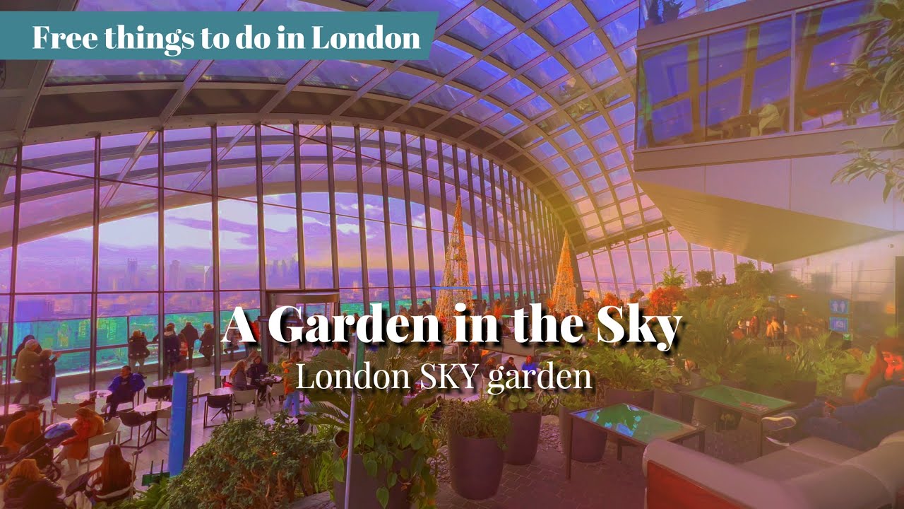 SKY Garden London | Free things to do in London | Exploring London| London vlog| student life in UK