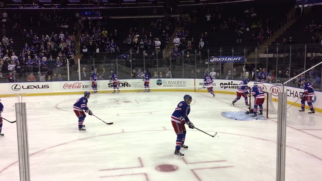 New York Rangers Pre-Game Warmup (60 FPS) - 1/13/15