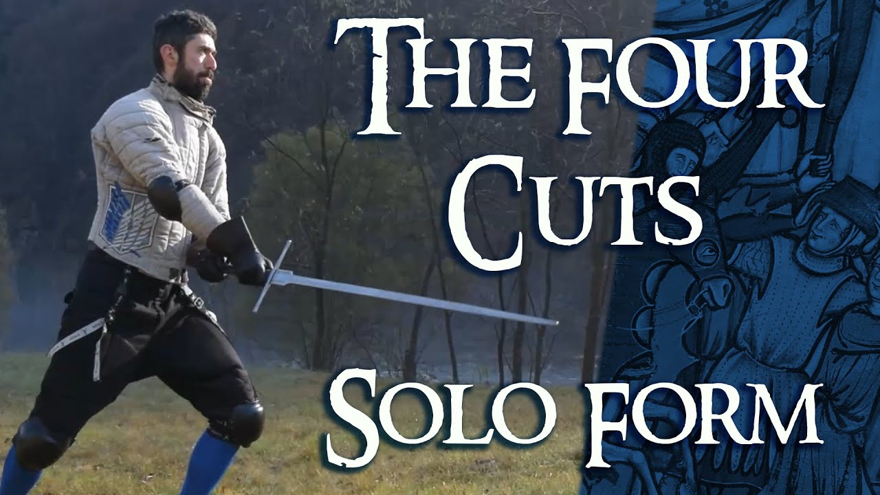 The Four Cuts Longsword Drill - Italian Longsword - HEMA Solo Training