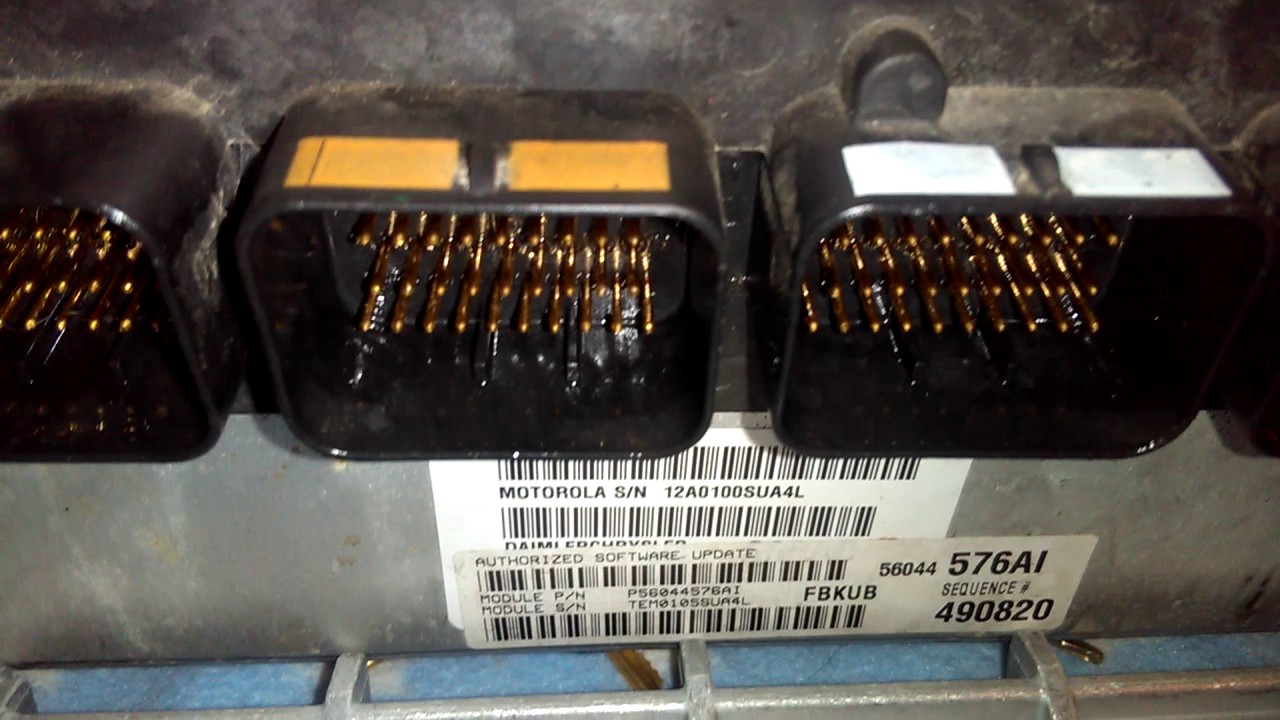 Inside a 2005 Jeep Liberty PCM and TCM