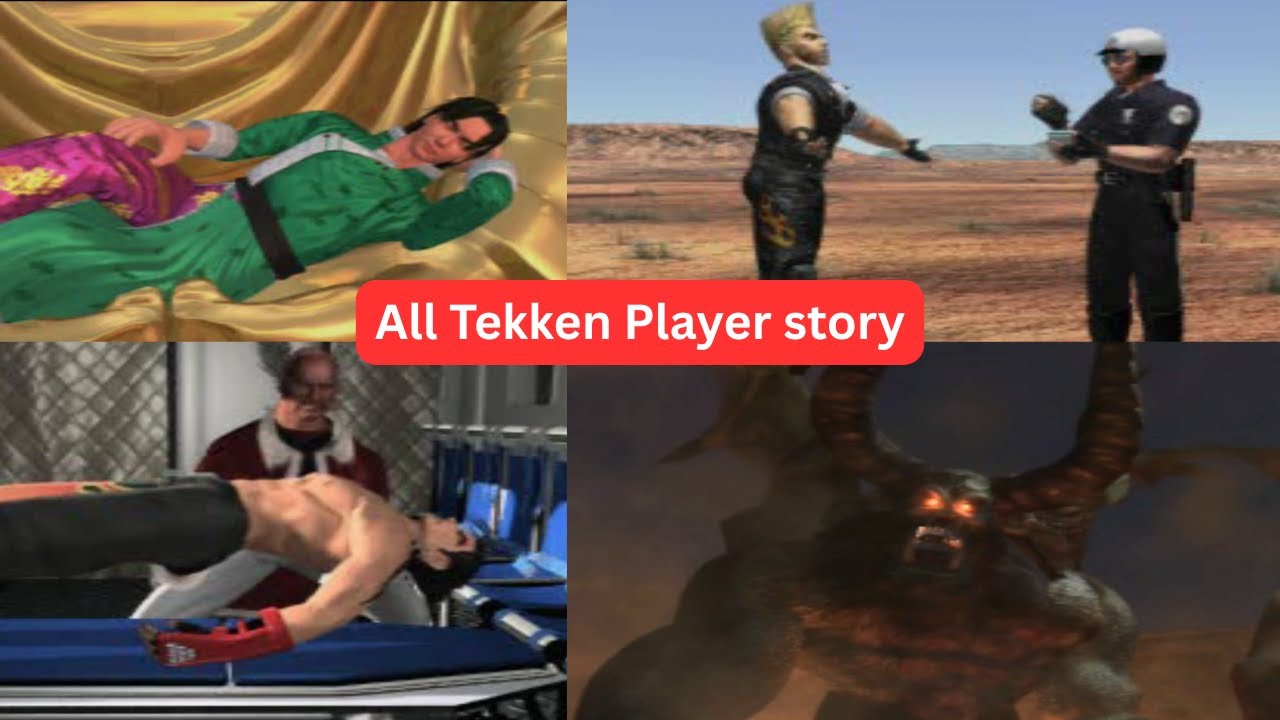 Tekken 3 all characters ending story, beautiful childhood memory #tekken3