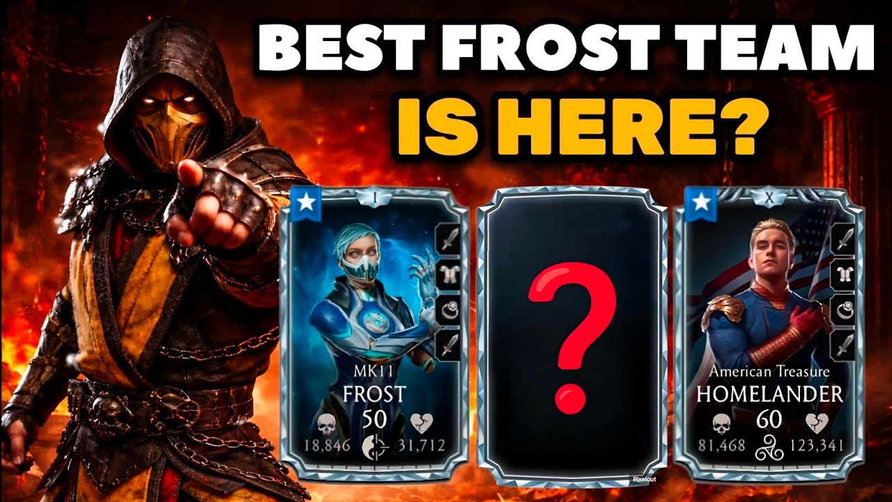 Лучшая команда и настройка для MK11 FROST! Эта команда просто сумасшедшая! - MK Mobile