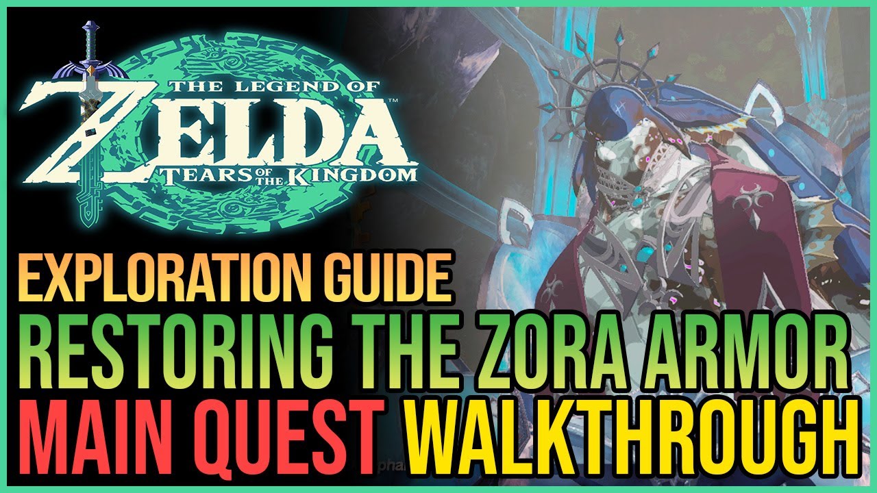 Restoring The Zora Armor Zelda Tears of The Kingdom