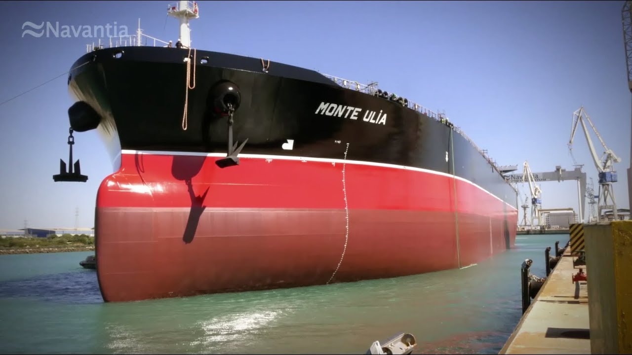 NAVANTIA Puerto Real: Flotadura Petrolero SUEZMAX 'Monte Ulía'