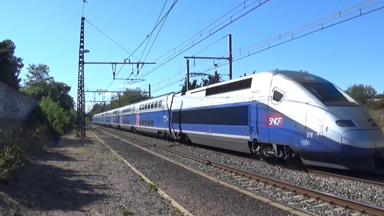 [HD] des trains sous le soleil d'été 1 partie