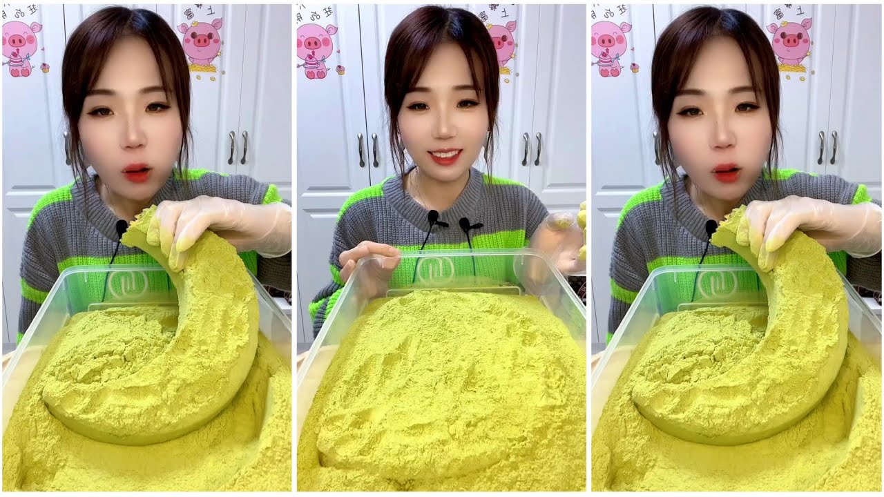ASMR ICE EATING | MATCHA ICE EATING | RELAX VIDEO