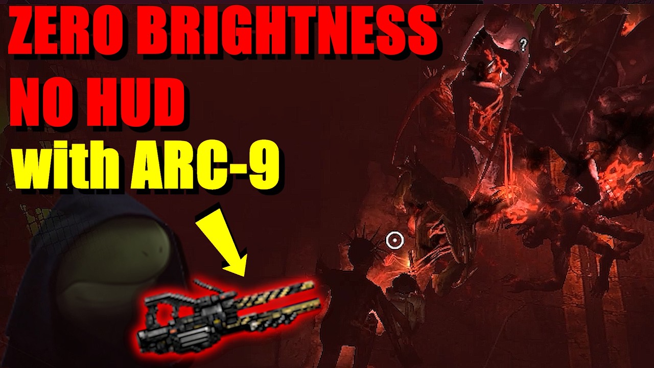 Dead Frontier - ARC-9 TESLA - DR Looting, Nest, Bandits & BEHEMOTH with ZERO BRIGHTNESS + NO HUD