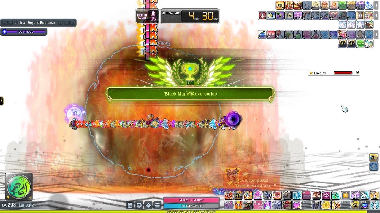 [GMS Scania] Kaiser Extreme Black Mage Solo