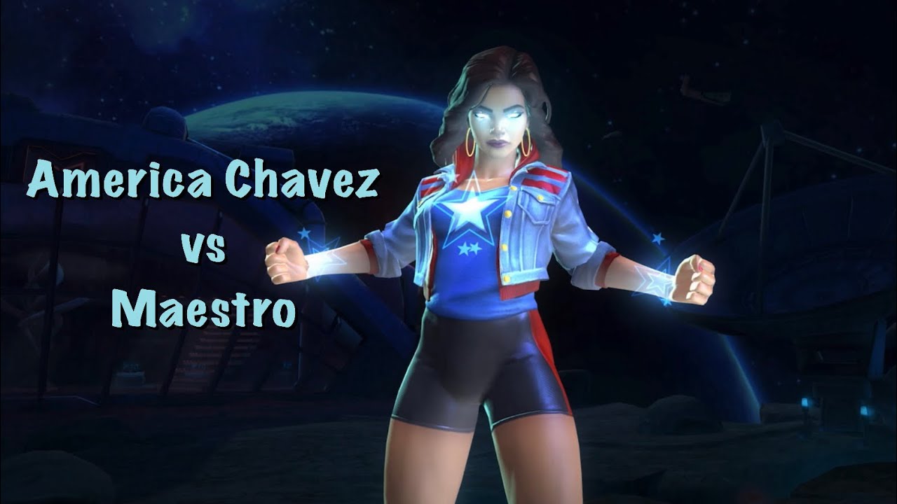 America Chavez vs Maestro (Battlegrounds) | MCOC