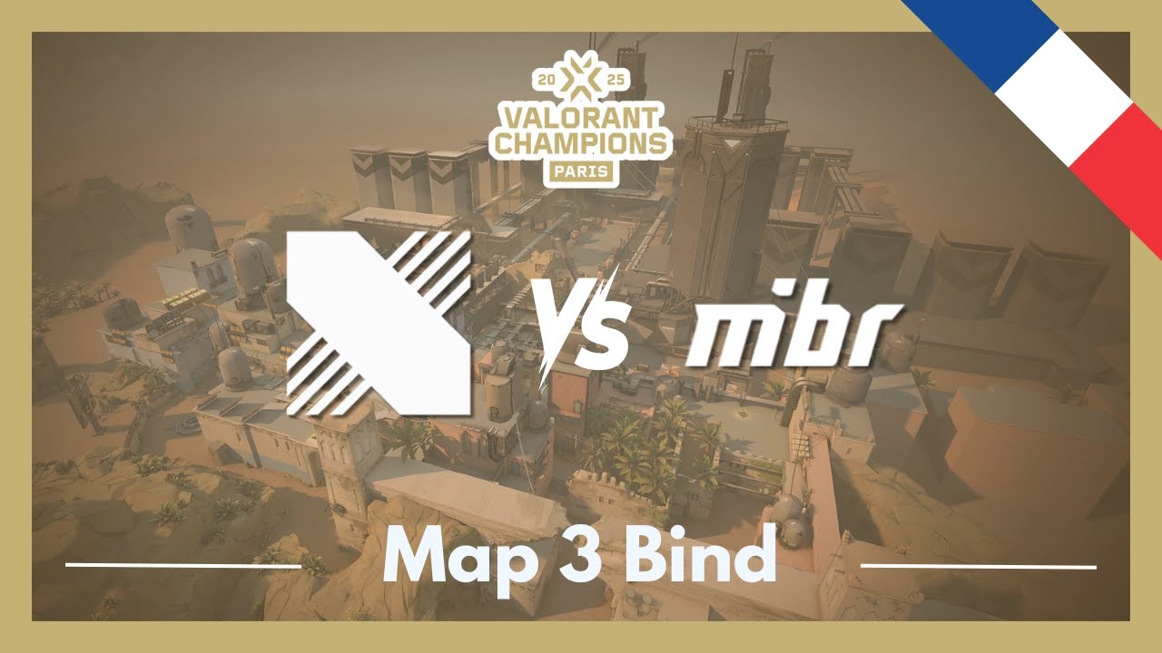 VCT CHAMPIONS Парижские плей-офф | DRX против MIBR | Карта 3